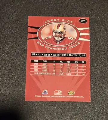 1999 Donruss Preferred QBC #37 Jerry Rice - Football Card Single