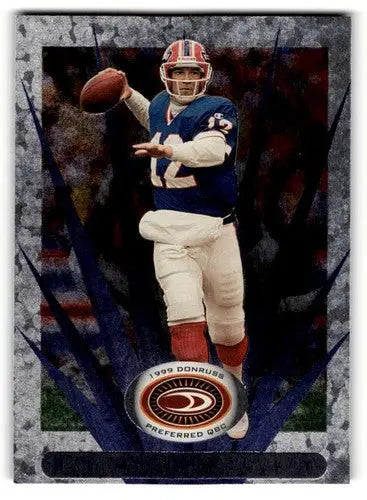 Original gloss Jim Kelly Buffalo Bills football trading card from 1999 Donruss Preferred