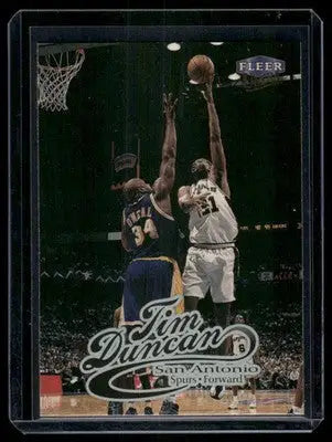 1999 Fleer Tim Duncan #55 Basketball - Basketball Card Single