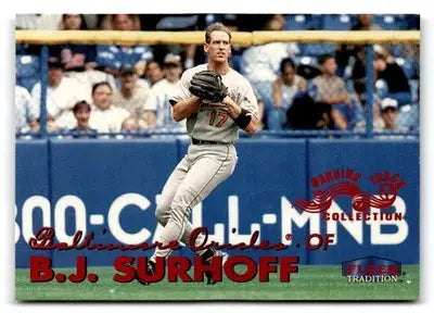 1999 Fleer Tradition #281W B.J. Surhoff Warning Track Collection - Baseball Card Single