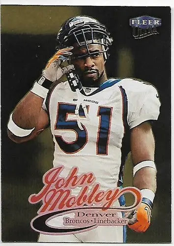 1999 Fleer Ultra Gold Medallion #228G John Mobley NM Near Mint - Football Card Single