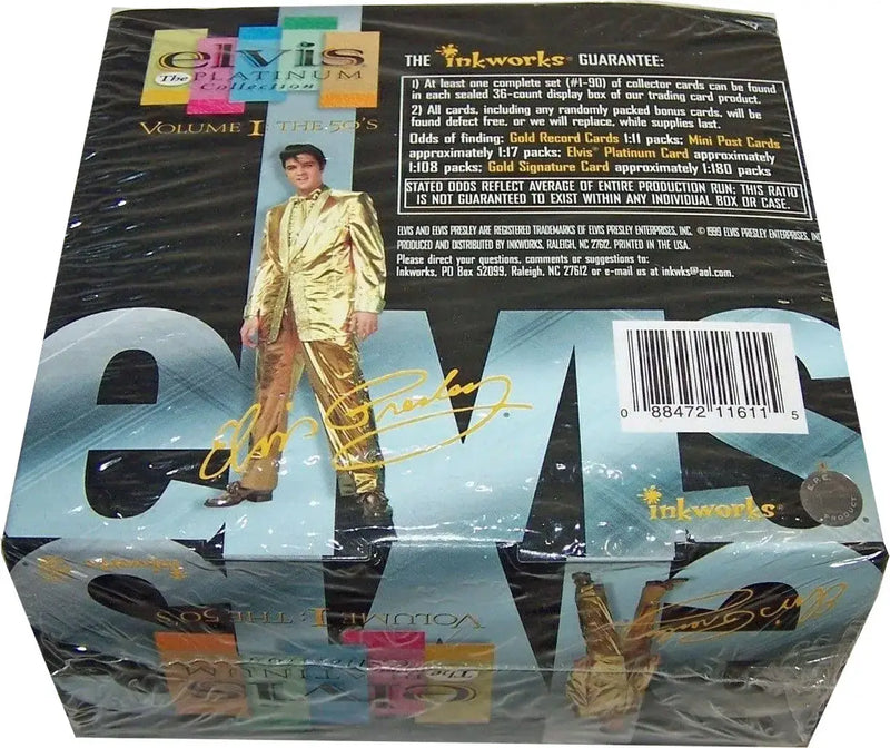 1999 Inkworks Elvis The Platinum Collection Volume 1: The 50’s Card Box - Non-Sports Card Box