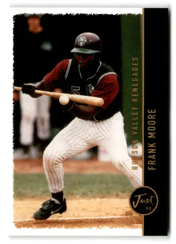 Original gloss Frank Moore baseball card from 1999 Just #207 Frank Moore NM-MT