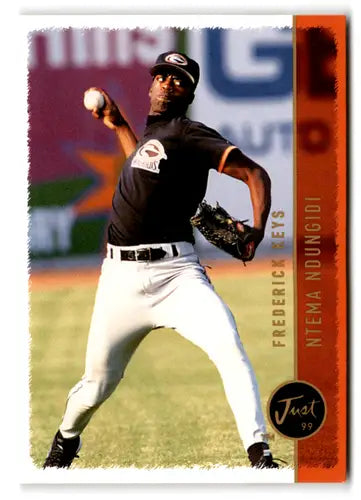 Baseball card of Ntima Ndungidi from 1999 Just #210 Ntema Ndungidi NM-MT original gloss