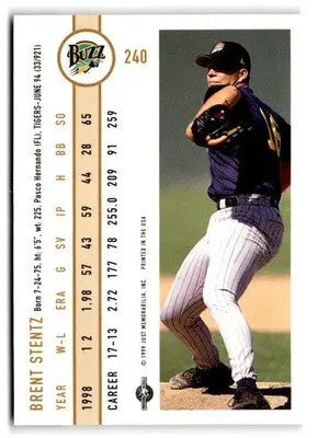 1999 Just #240 Brent Stentz - Baseball Card Single