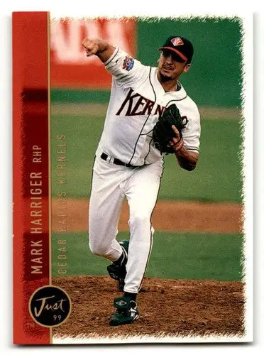 1999 Just #26 Mark Harriger Cedar Rapids Kernels Baseball Cards EX/N ID:59146 - Baseball Card Single