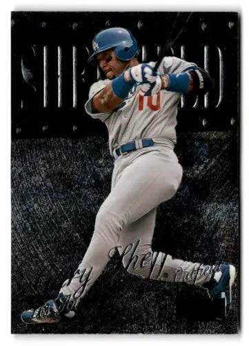 Metal Universe Gary Sheffield baseball card featuring original gloss and vibrant action image