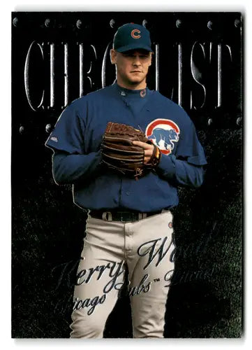Original gloss 1999 Metal Universe Kerry Wood baseball card featuring Cubs ID 73257
