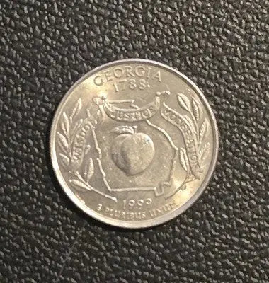 1999 P Georgia State Quarter - 50 State Quarters Program