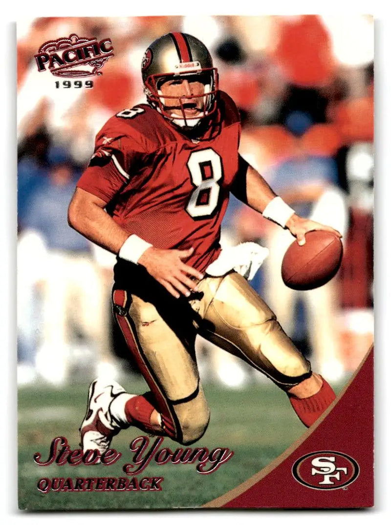1999 Pacific #364 Steve Young - Football Card Single