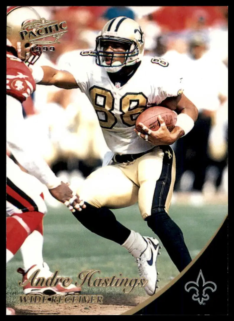 1999 Pacific Andre Hastings 255 New Orleans Saints NM - Football Card Single