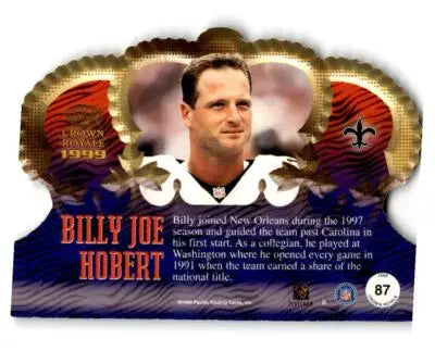 1999 Pacific Crown Royale #87 Billy Joe Hobert - Football Card Single