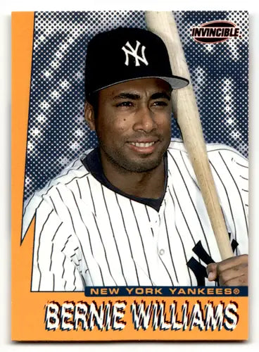 1999 Pacific Invincible Seismic Force #11 Bernie Williams NM Near Mint ID:64127 - Baseball Card Single