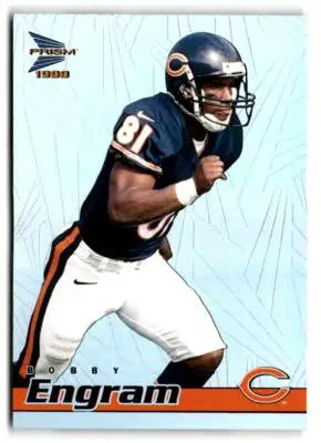 1999 Pacific Prism Bobby Engram football card featuring Chicago Bears player
