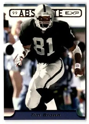 1999 Playoff Absolute EXP #153 Tim Brown - Football Card Single