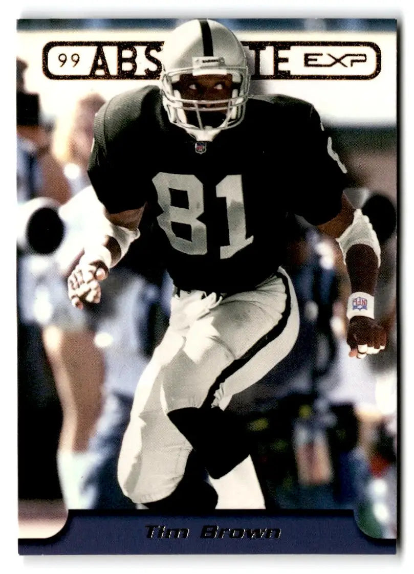 1999 Playoff Absolute EXP #153 Tim Brown - Football Card Single