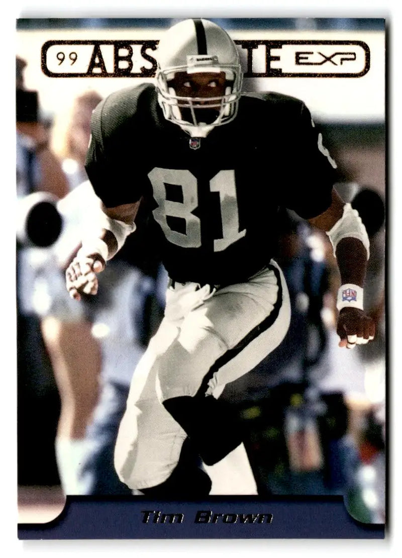 1999 Playoff Absolute EXP #153 Tim Brown - Football Card Single