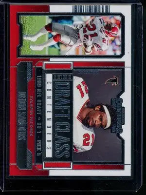 1999 Playoff Contenders Draft Class Deion Sanders #DC1 Football - Football Card Single