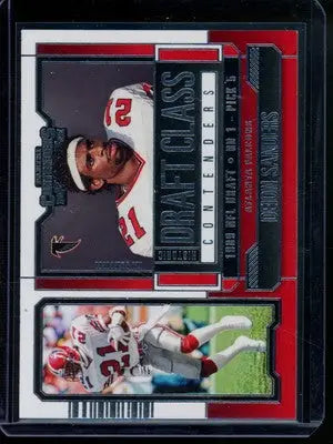 1999 Playoff Contenders Draft Class Deion Sanders #DC1 Football - Football Card Single