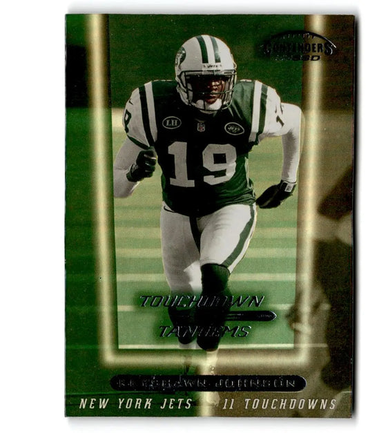 1999 Playoff Contenders SSD #T1 Keyshawn Johnson/Curtis Martin Touchdown Tandems - Football Card Single