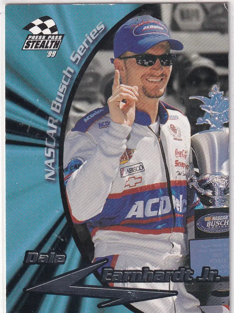 1999 PRESS PASS #39 DALE EARNHARDT JR BUSCH SERIES- NASCAR - Racing Card Single