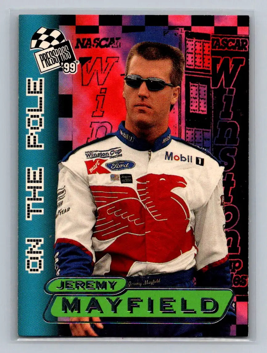 1999 Press Pass #90 Jeremy Mayfield Penske-Kranefuss Racing - Racing Card Single
