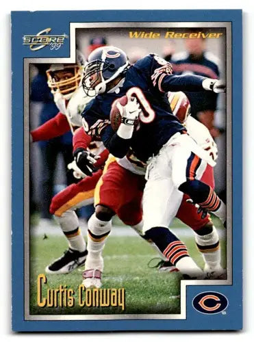 Original gloss Curtis Conway Chicago Bears football card from 1999 Score collection
