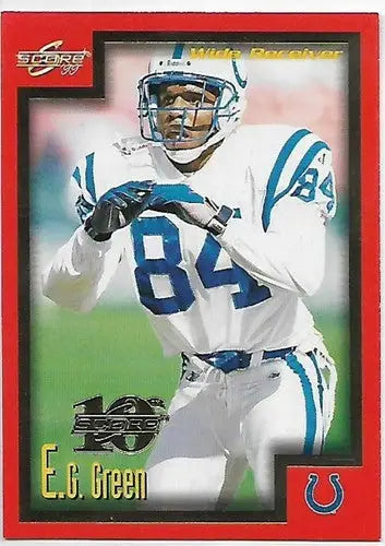 1999 Score Showcase #175 E.G. Green NM Near Mint 0152/1989 Colts - Football Card Single
