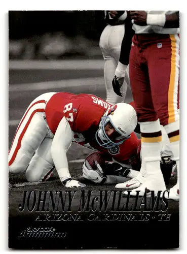 Football trading card featuring Johnny McWilliams from SkyBox Dominion with original gloss