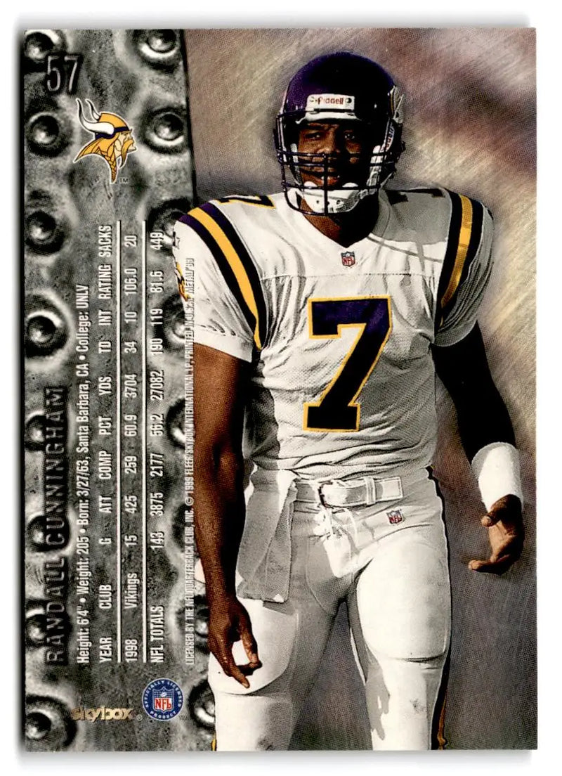 1999 SkyBox Metal Universe #57 Randall Cunningham - Football Card Single