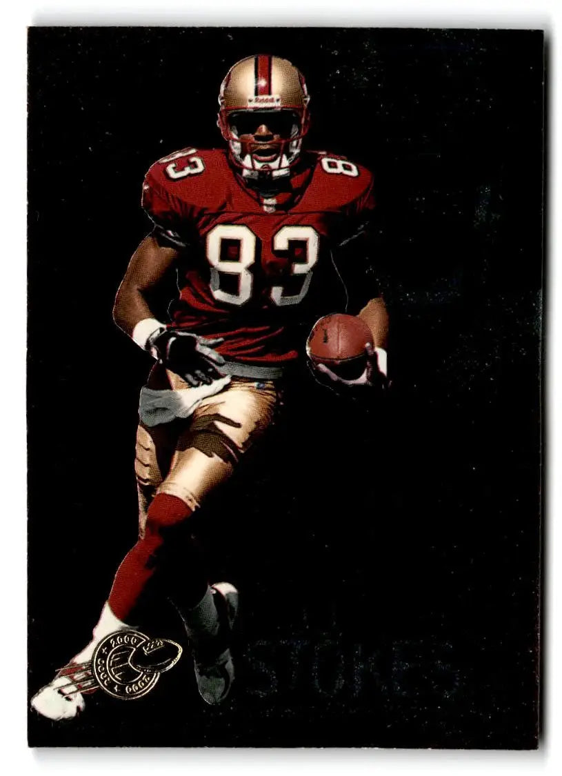 1999 SkyBox Molten Metal #113 J.J. Stokes - Football Card Single