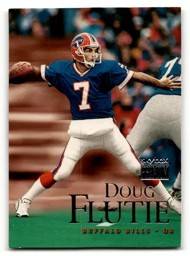 SkyBox Premium Doug Flutie football card with original gloss from 1999 SkyBox Premium