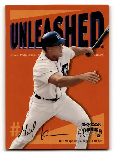 Baseball card featuring batter Gabe Kapler from SkyBox Thunder Unleashed U11 series