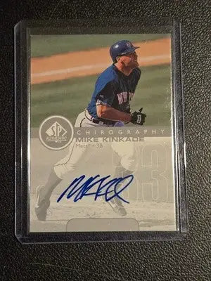 1999 SP Authentic #MK Mike Kinkade Chirography - Baseball Card Single