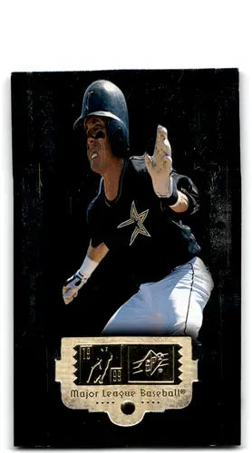 Original gloss baseball card featuring Craig Biggio NM-MT from 1999 SPx Astros