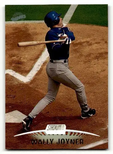 Original gloss Wally Joyner San Diego Padres baseball card from 1999 Stadium Club #113