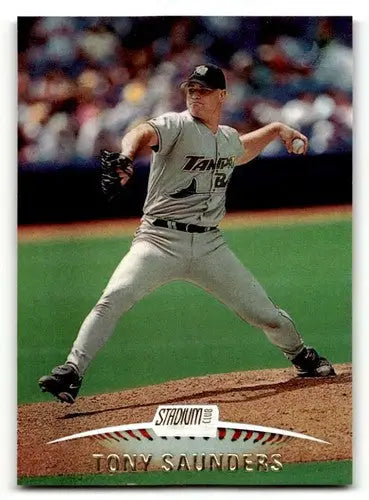 1999 Stadium Club #214 Tony Saunders Tampa Bay Devil Rays Baseball C ID:63728 - Baseball Card Single