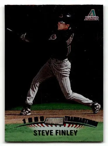 1999 Stadium Club #313 Steve Finley Arizona Diamondbacks Baseball Ca ID:63696 - Baseball Card Single