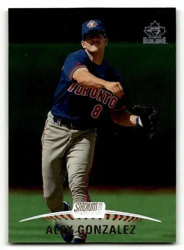 Original gloss 1999 Stadium Club Alex Gonzalez Toronto Blue Jays baseball card
