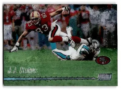1999 Stadium Club Chrome #114 J.J. Stokes - Football Card Single
