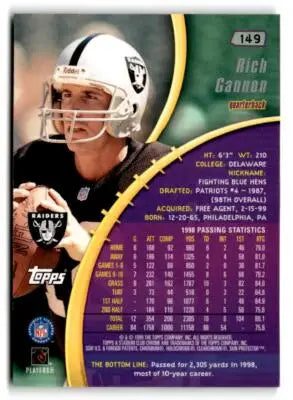 1999 Stadium Club Chrome #149 Rich Gannon - Football Card Single