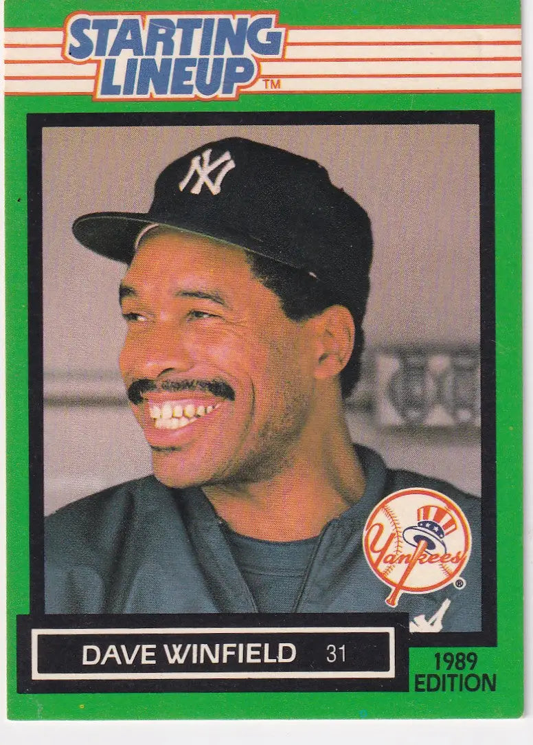 1999 STARTING LINEUP DAVE WINFIELD- NEW YORK YANKEES - Baseball Card Single