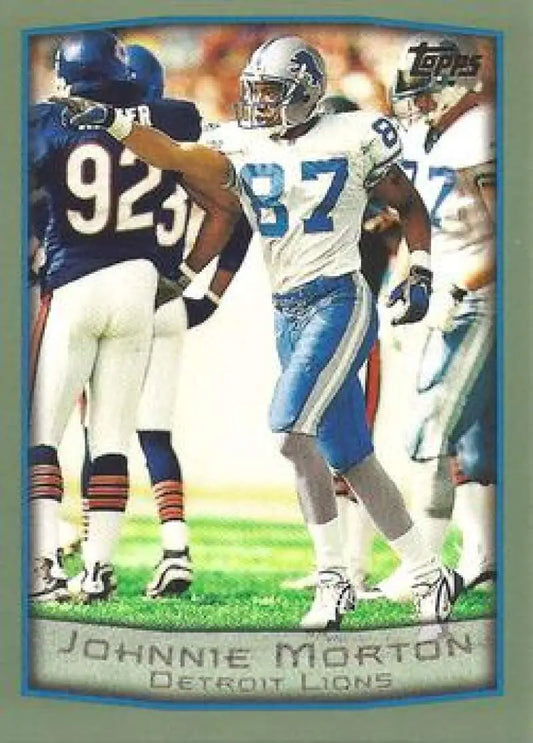 1999 Topps #102 Johnnie Morton EX Excellent Detroit Lions Football Card
