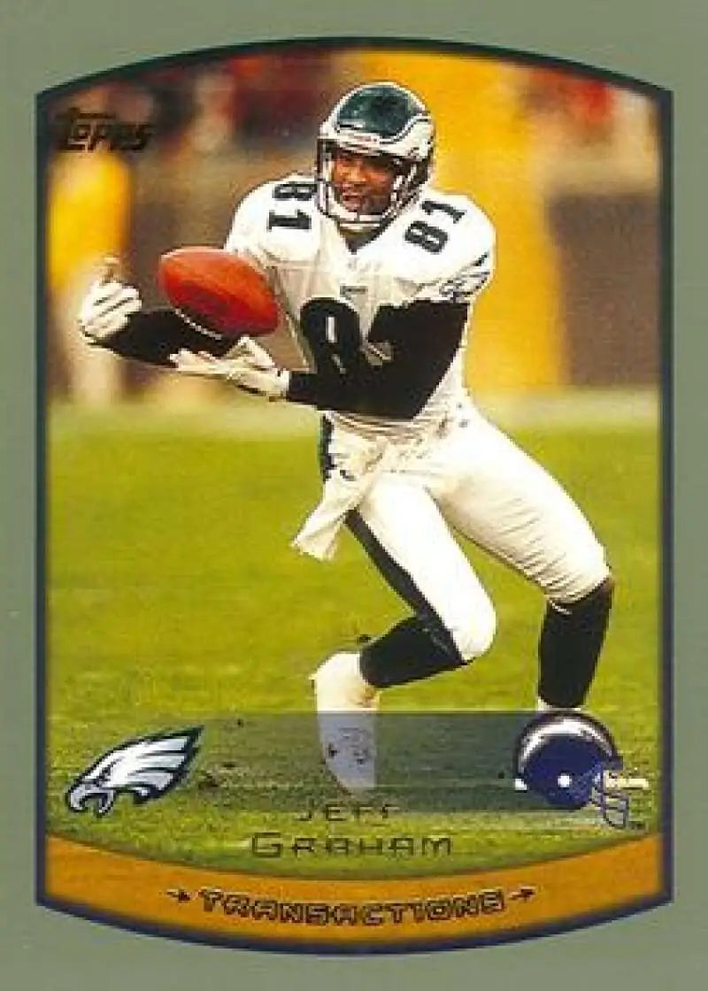 1999 Topps #103 Jeff Graham EX Excellent San Diego Chargers Football Card - Football Card Single