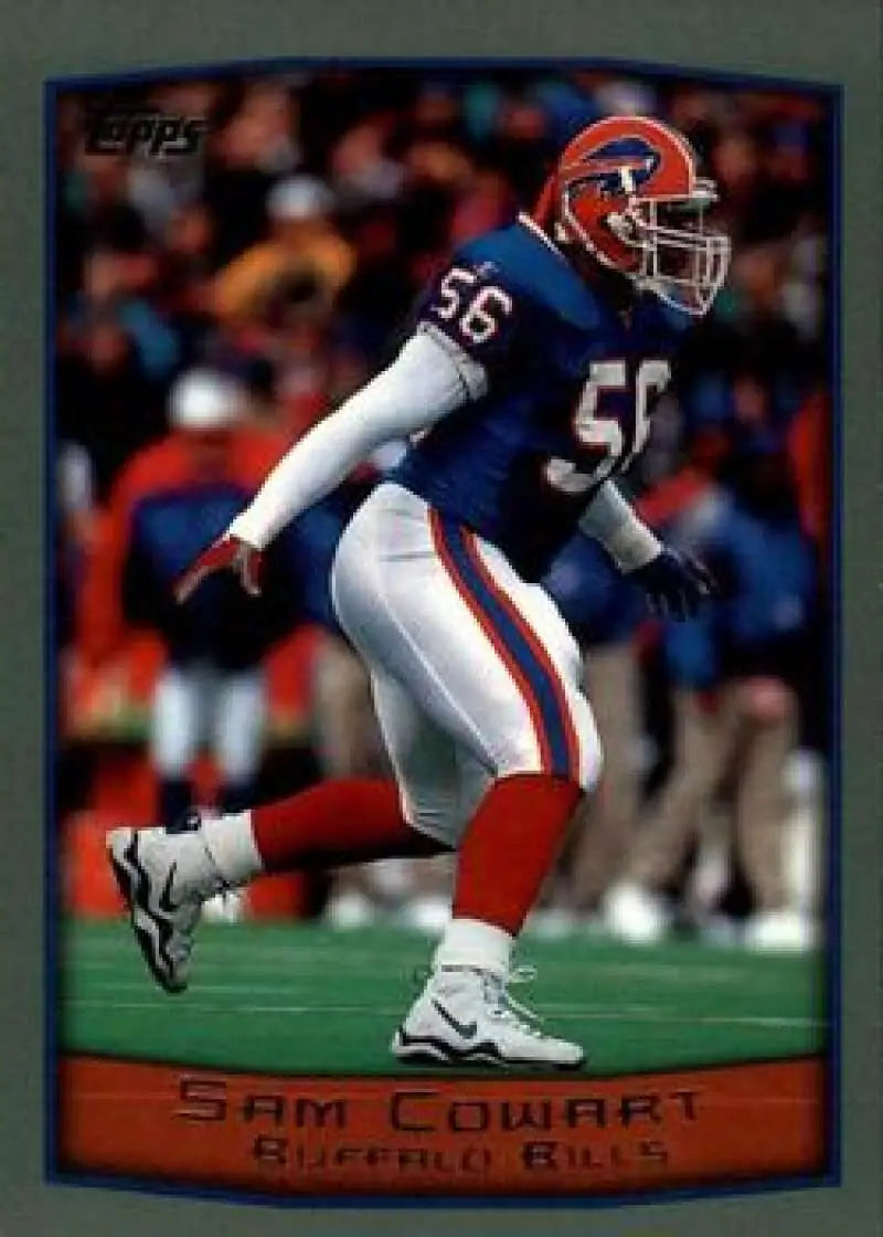 1999 Topps #104 Sam Cowart EX Excellent Buffalo Bills Football Card - Football Card Single