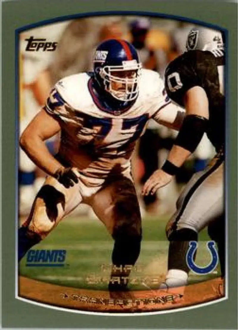 1999 Topps #107 Chad Bratzke EX Excellent Indianapolis Colts Football Card - Football Card Single
