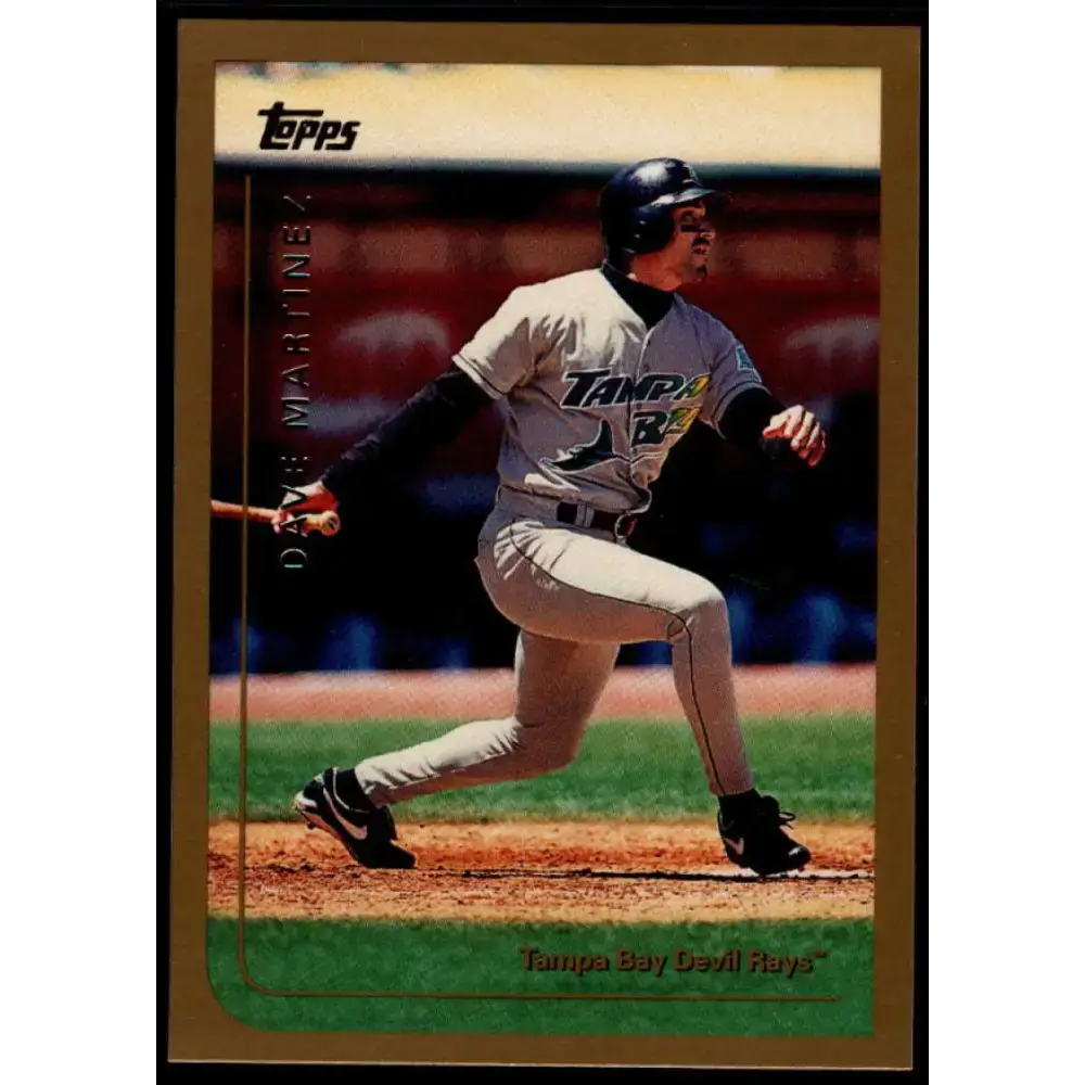 1999 Topps #107 Dave Martinez NM-MT Tampa Bay Devil Rays Baseball Card - Baseball Card Single