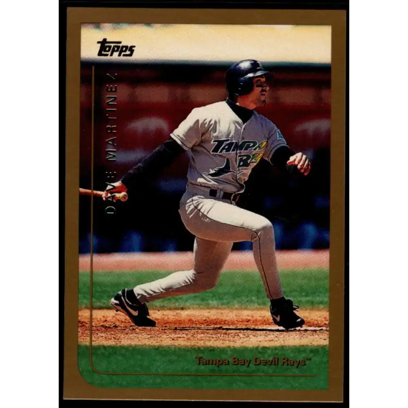 1999 Topps #107 Dave Martinez NM-MT Tampa Bay Devil Rays Baseball Card - Baseball Card Single