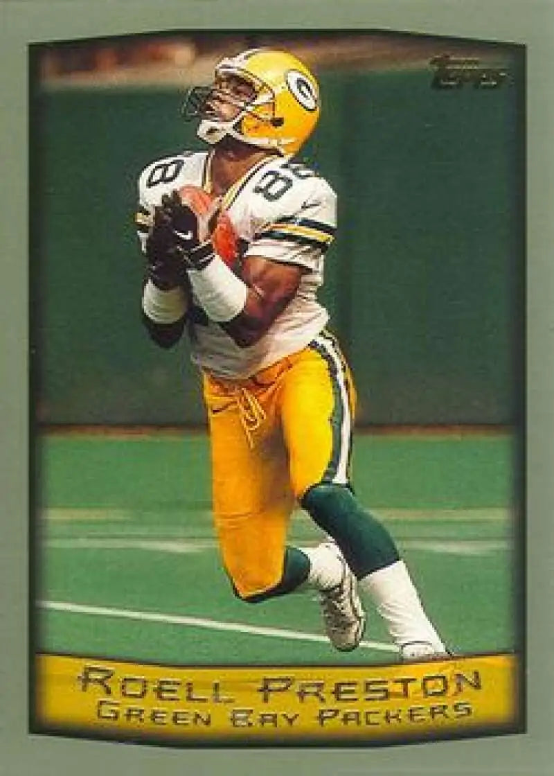 1999 Topps #109 Roell Preston EX Excellent Green Bay Packers Football Card - Football Card Single