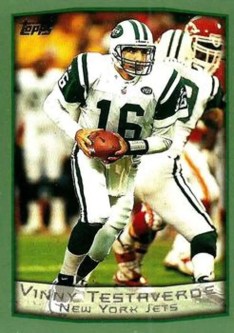 1999 Topps #110 Vinny Testaverde EX Excellent New York Jets Football Card - Football Card Single